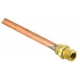 TUBO D'ACQUA CALDA 3/8M-3/8M RAME - NFQ80