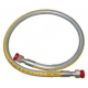 FLEXIBLE GAS TODOINOXIDABLE FF1/2 1M LARGO 1M GAS NATURAL - TIQ62156