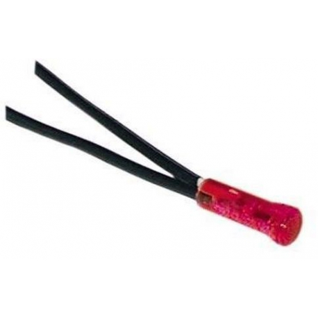 INDICADOR ROJO 6MM Y CABLE 40CM - ORQ687