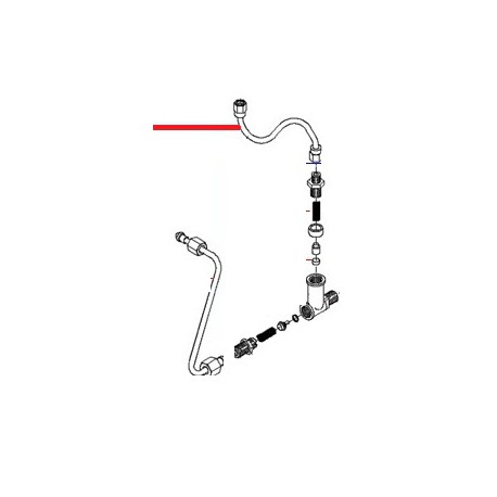 overpressure valve tube 290MM ORIGIN BEZZERA; - ORQ317