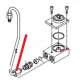 FILTER SPACER DEBIMETER ORIGIN BEZZERA; - ORQ319