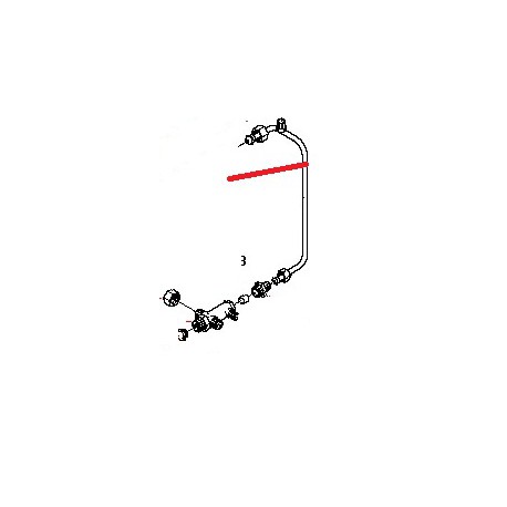  LOADING tube COLLECTOR ORIGIN BEZZERA; - ORQ402