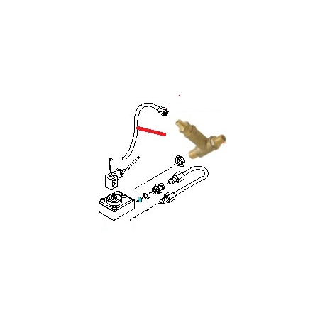 drainning tube VALVE E 2GR ORIGIN BEZZERA; - ORQ415