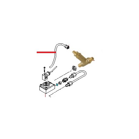 drainning tube VALVE 3GR ORIGIN BEZZERA; - ORQ416