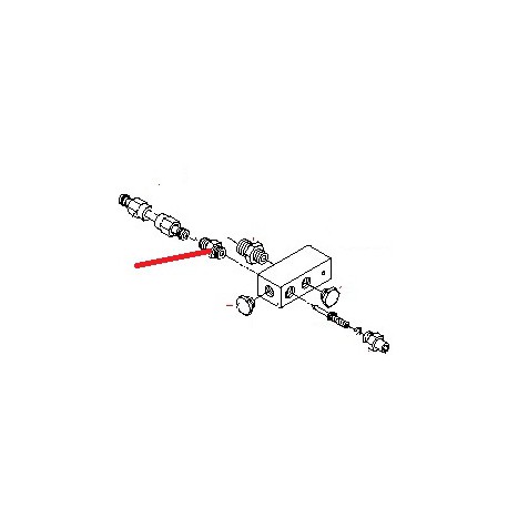 BOUCHON MALE 1/8 CHROME ORIGINE BEZZERA - ORQ437