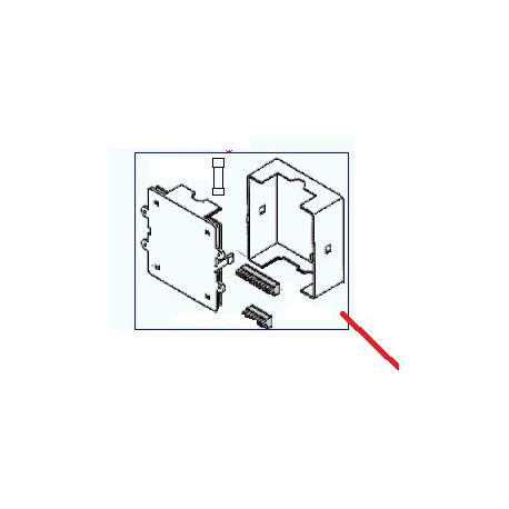 BOITIER ELECTRONIQUE 2GR 220V + CLEF PROGRAMMATION+4GR DE - ORQ6562