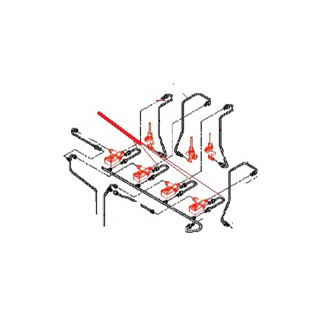 TUBE VIDANGE SOUPAPE 4EME GR ORIGINE BEZZERA - ORQ6584