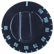 MANETTE 30Ã˜-110Ã˜C D50MM NOIRE AXE:Ã˜6X4.6MM -A PLAT E - TIQ78582
