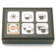 BOITIER 5 TOUCHES + LED ROMA - OQ6523
