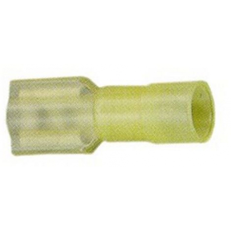 FASTON FEMINA ISOLATO 4-6MMÂ² GIALLO-6.3X0.8-PER 100 PEZZI - TIQ62185