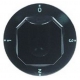 MANETTA ELECTROLUX 4 TEMPS D70MM NERO AXE:ø6X4.6MM -A PIATTO