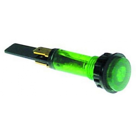 LAMPE TEMOIN VERT D10MM 230V - TIQ78649