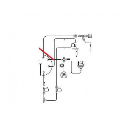 TUBE SOLENOID WATER HOT GENUINE CIMBALI - PQ6704