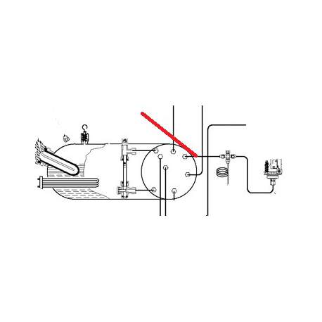 TUBE CHAUDIERE-RACCORD CROIX - PQ6716