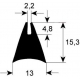 GUARNIZIONE VETRO 2350MM - TIQ78793