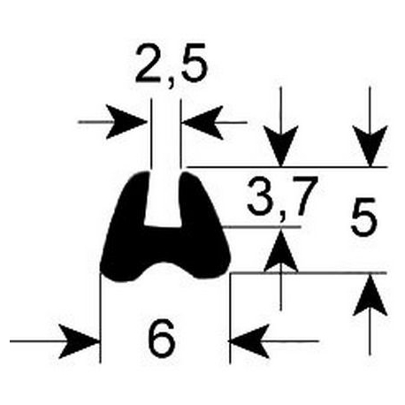 GASKET OF GLASS EXTERIOR - TIQ78707