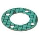 GROUPHEAD GASKET WITH 4 HOLES 89X48X2MM FOOD-GRADE