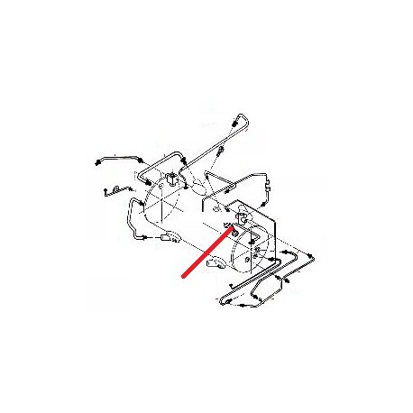 TUBE EAU CHAUDE 1/2/3G ORIGINE CONTI - PBQ951681