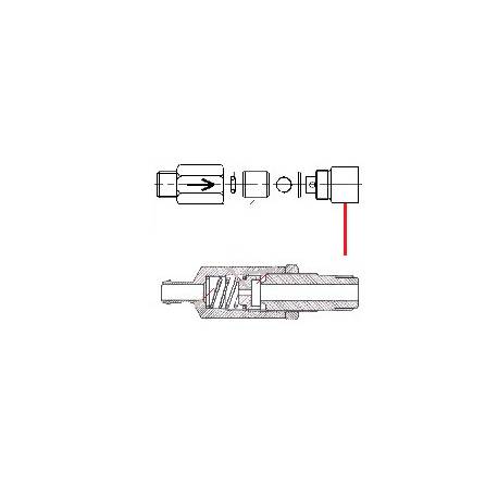 RACCORD CLAPET ANTI-RETOUR 1/4 F ORIGINE CONTI - PBQ954232