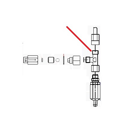 FITTING IN T 1/4M 1/4M 1/4F GENUINE CONTI