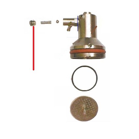 VIS STHC 8X10 INOX BOUT PLAT ORIGINE CONTI - PBQ910631