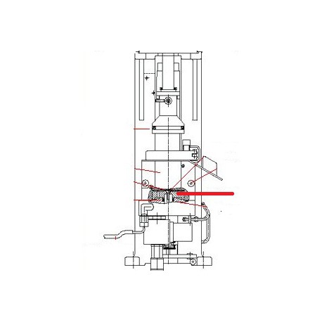 PORTE DOUCHETTE D48MM ORIGINE CONTI - PBQ910818