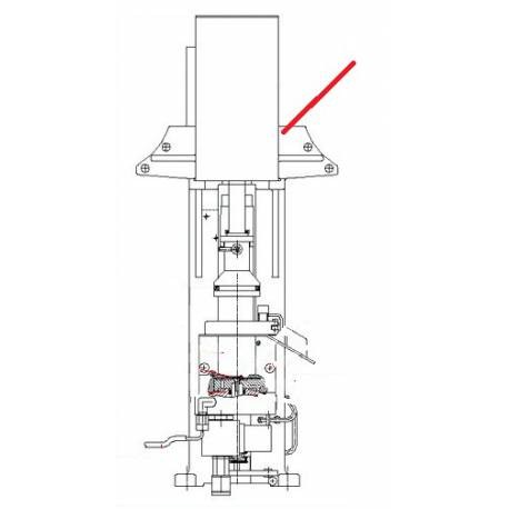 SUPPORT ECHAUDAGE ORIGINE CONTI - PBQ910028