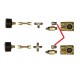RIDUZIONE 1/4M-1/8F NIKELATO ORIGINALE CONTI
