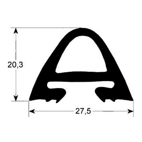 GASKET DOOR OF OVEN 520X1400MM - TIQ78978