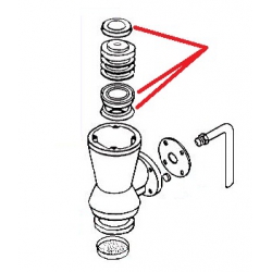 JUNTA PISTON 1LEV EN VITON