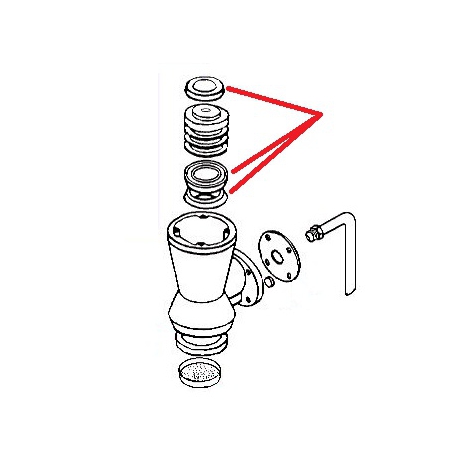 JUNTA PISTON 1PALANCA EN VITON - SQ40