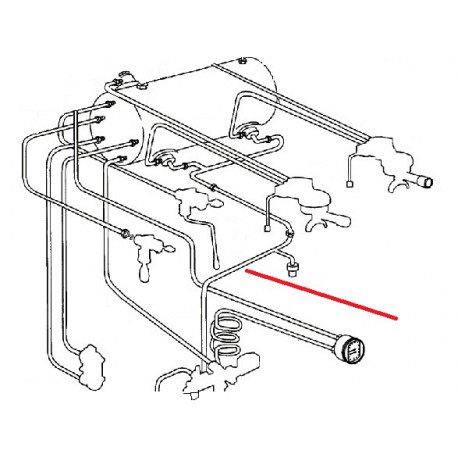 TUBE GROUPE A VANNE DEBIMETRE - SQ6946