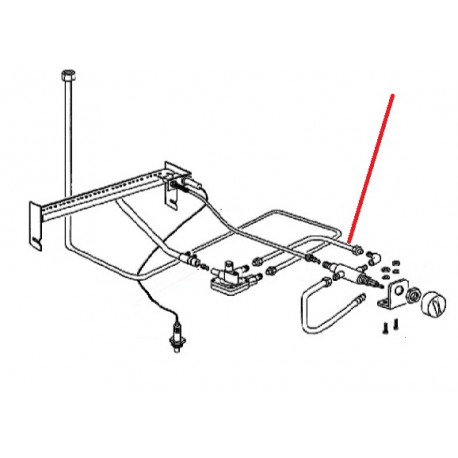 TUBE ROBINET GAZ ORIGINE CIMBALI - SQ6055