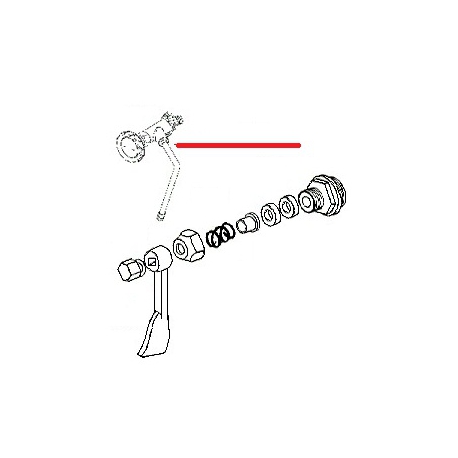 ROBINET VAPEUR E61 COMPLET ORIGINE CIMBALI - SQ6099