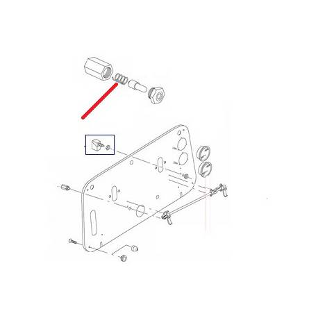 RESSORT BOUTON ORIGINE CIMBALI - SQ6030
