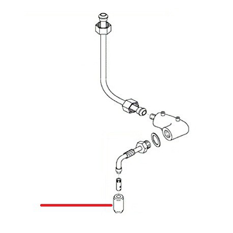 HOT WATER NOZZLE E61 - SQ6042
