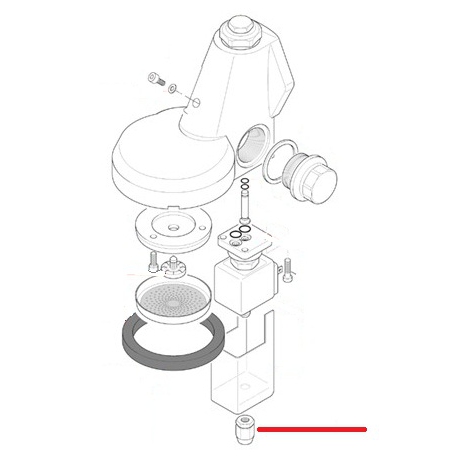 SORTIE ELECTROVANNE ORIGINE CIMBALI - SQ6158