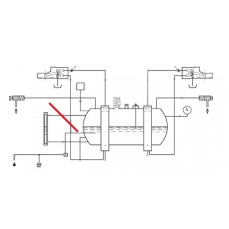 TUBE CHAUDIERE ELECTROVANNE - SQ6174