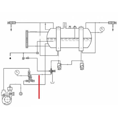 TUBE VANNE BLOC ORIGINE CIMBALI - SQ6185
