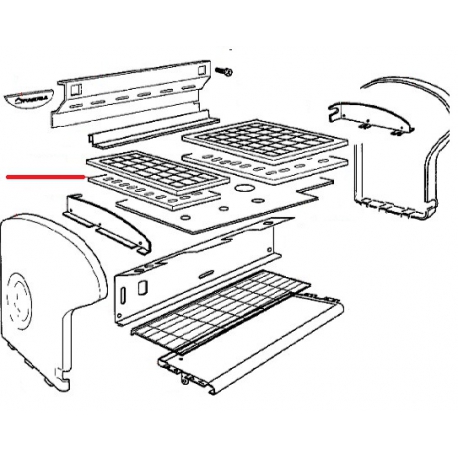 PARRILLA CALENTADOR DE TAZAS E91 ACERO INOXIDABLE - SQ6190