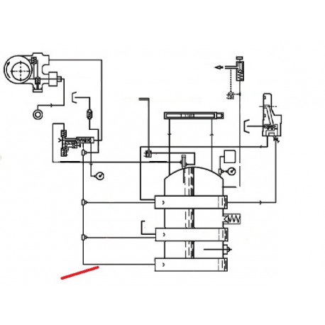 TUBE ECHANGEUR D ORIGINE CIMBALI - SQ6135