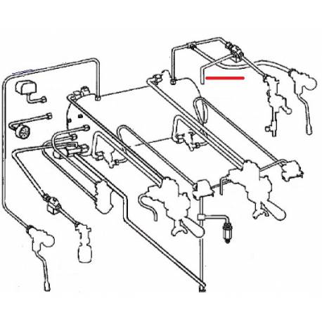 TUBO VACIADO ELECTROVALVULA 2/4 GR - SQ6255