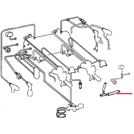 TUBE CUVETTE VIDANGE 2/3/4GR ORIGINE CIMBALI - SQ6250