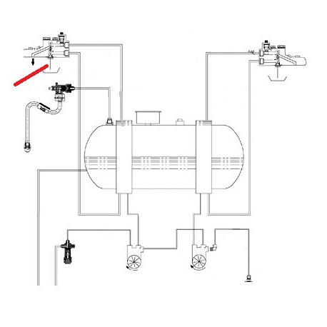 LEFT DRAINING TUBE GROUP - SQ6267