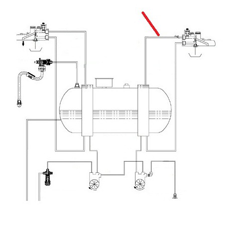 TUBO GRUPPO DESTRA - SQ6261