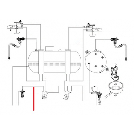 TUBE DEBIMETRE CLAPET ORIGINE CIMBALI - SQ6263