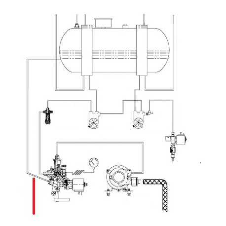 TUBO VALVOLA CALDAIA - SQ6279