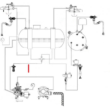 TUBE VALVE CROIX ORIGINE CIMBALI - SQ6286