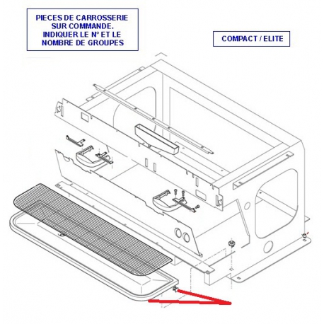 BASSINELLE 2GROUPES E92 ORIGINE CIMBALI - SQ6280