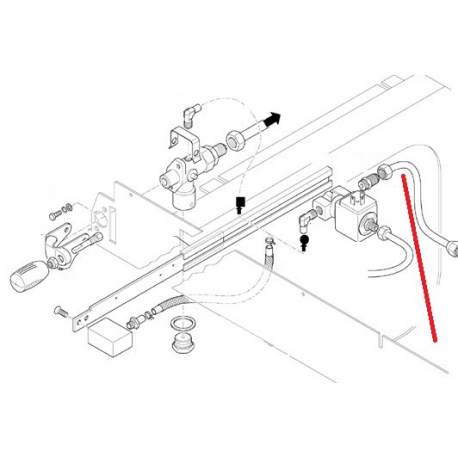 TUBE ELECTROVANNE CHAUDIERE ORIGINE CIMBALI - SQ6212